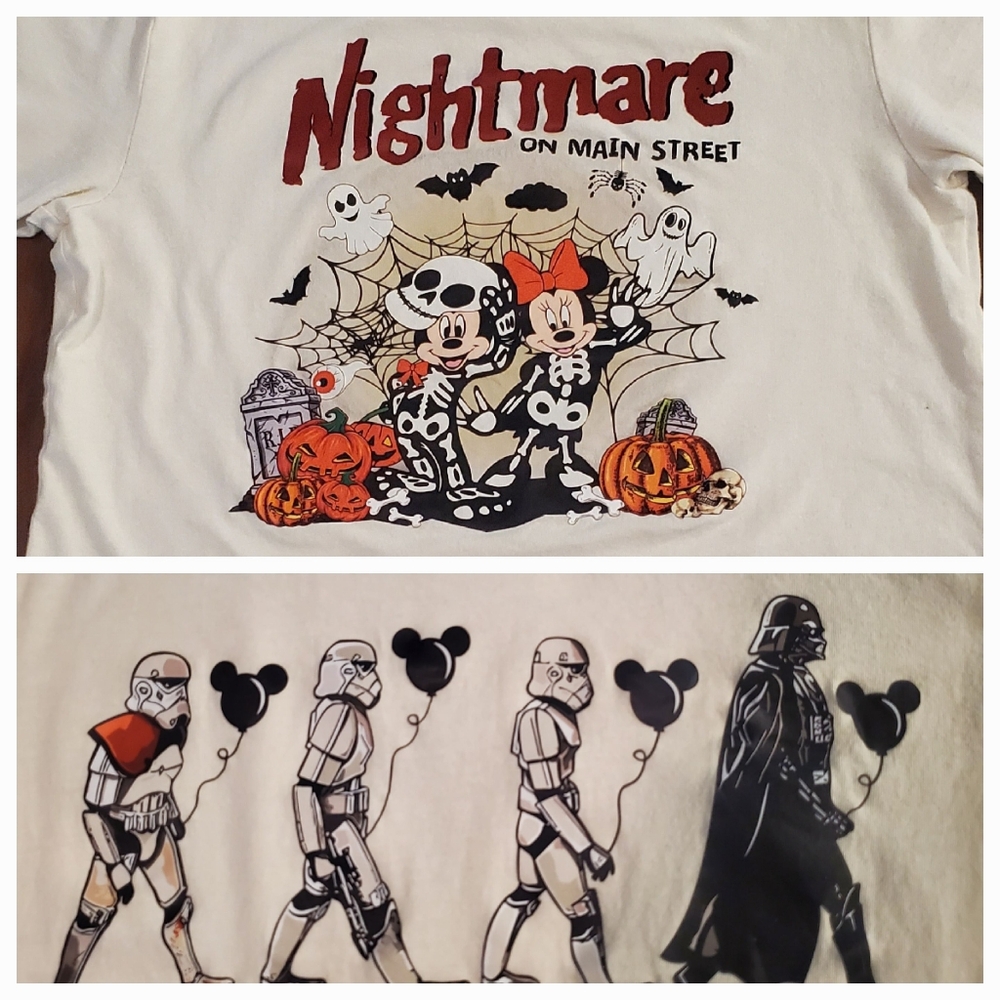 Nightmare on Main Street & Darth Vader Tees Disney  Bundle